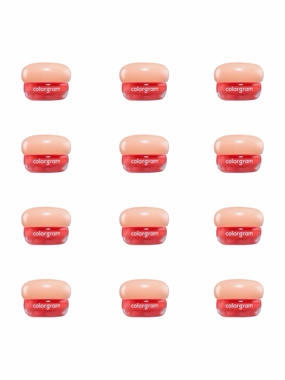 Colorgram TinTin Dory Lip Jam - 3.5g / 0.12 oz - 04 Grapefruit - 12 Pack